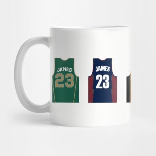 Lebron James Jersey History Mug